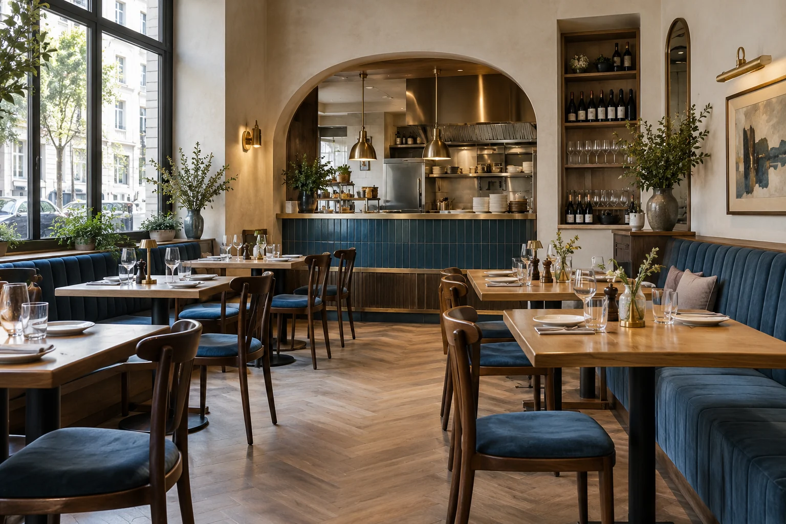 Symbolbild: Restaurant vor der Öffnung