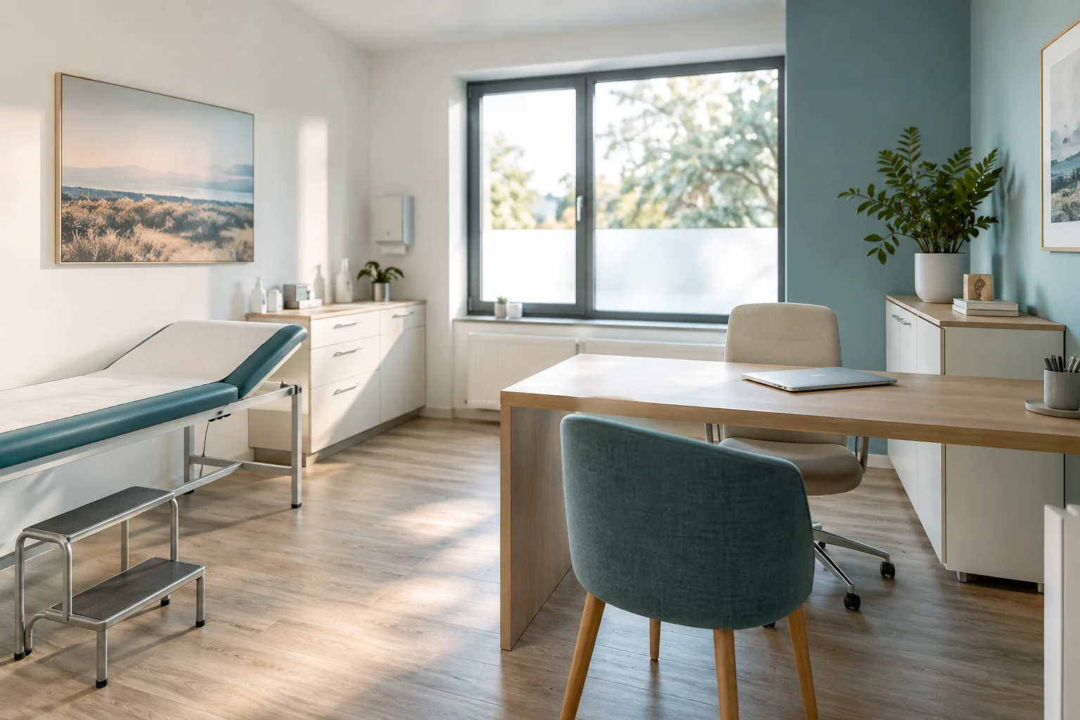 Sample image: Treatment and consultation room of a practice